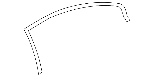 Window Trim Seal - Passenger Side (RH) - Volvo (31253094)