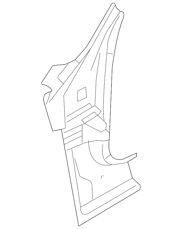 Inner Hinge Pillar - Driver's Side (LH) - Volvo (31253333)
