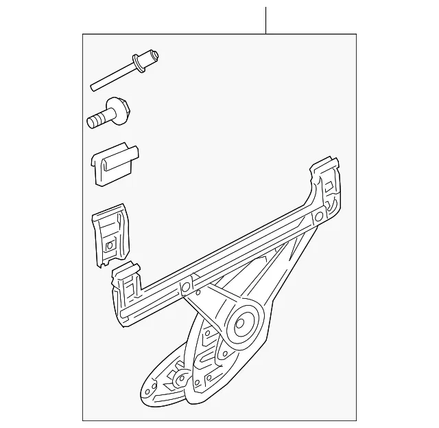 Window Regulator - Passenger Side (RH) - Volvo (31253516)