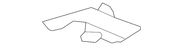 Convertible Top Latch Bracket - Volvo (31256993)