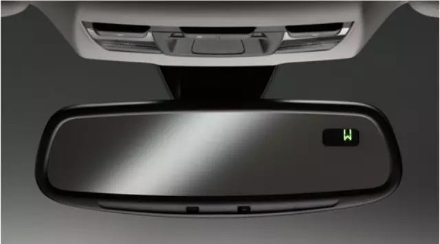 Rear-View Mirror Auto-Dimming With Compass - Volvo (31278006)