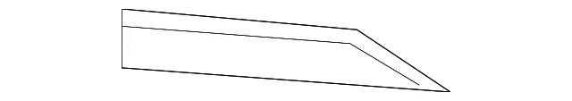 Upper Molding - Volvo (31290846)
