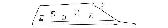 Grille Molding Bracket - Volvo (31294503)