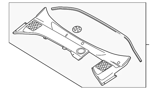 Cowl Grille - Volvo (31299843)