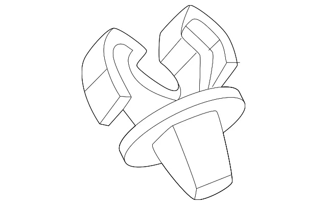 Body C-Pillar Trim Panel Clip - Volvo (31308620)