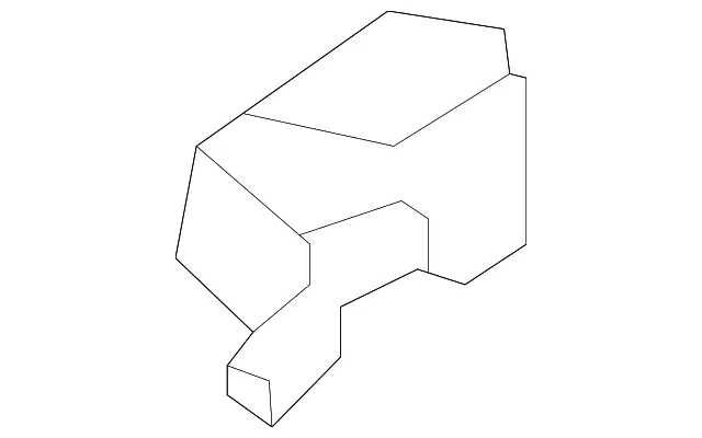 Hinge Pillar Reinforced Center Bracket - Volvo (31322496)