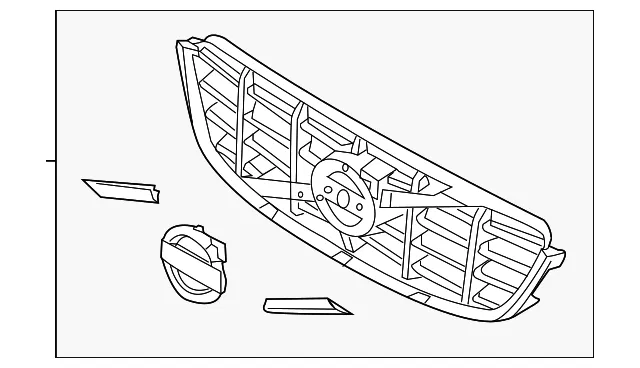 Grille Assembly - Volvo (31323000)