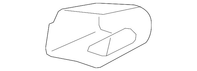 Deck Lid Hinge Cap - Driver's Side (LH) - Volvo (31333002)