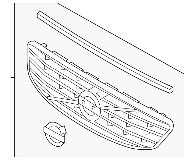 Grille Assembly - Volvo (31333833)
