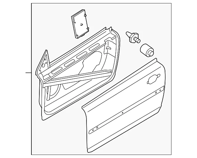 Door Shell - Driver's Side (LH) - Volvo (31335475)
