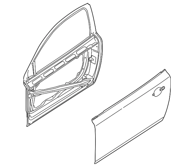 Door Shell - Passenger Side (RH) - Volvo (31335484)
