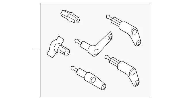 HVAC Heater Mode Door Lever - Volvo (31348752)