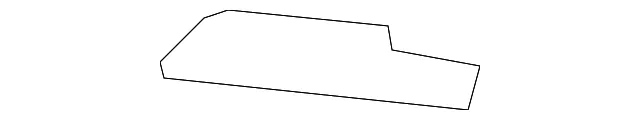 Defroster Grille - Driver's Side (LH) - Volvo (31348882)