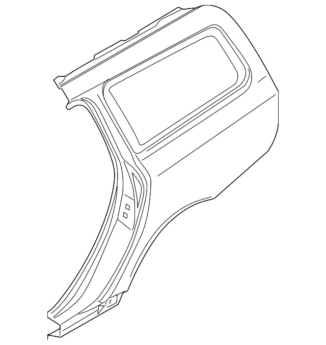 Quarter Panel - Driver's Side (LH) - Volvo (31349617)