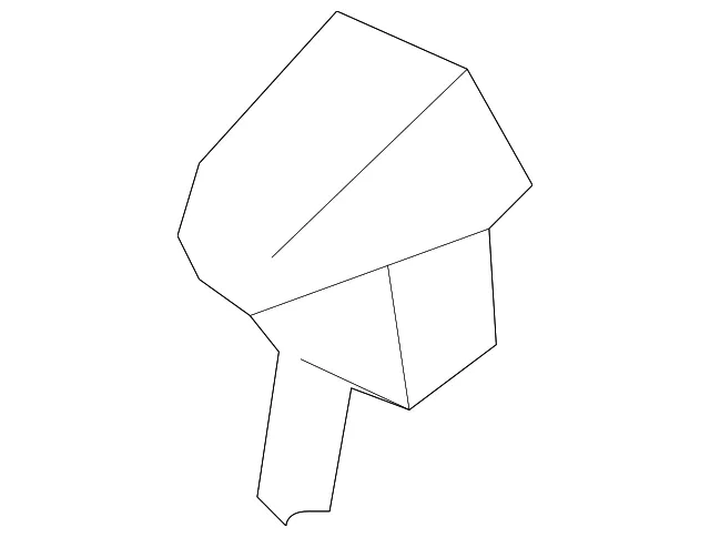 Windshield Hood Nozzle - Passenger Side (RH) - Volvo (31349728)