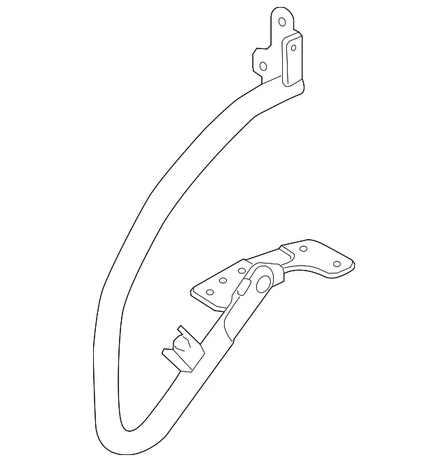 Hinge - Driver's Side (LH) - Volvo (31352918)