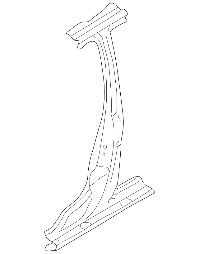 Center Pillar - Driver's Side (LH) - Volvo (31353186)