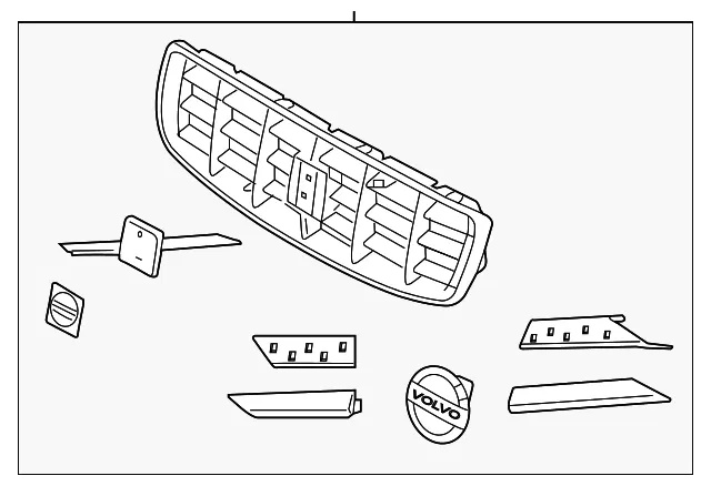 Grille Assembly - Volvo (31353617)