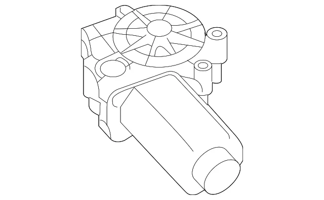 Back Glass Sunshade Motor - Volvo (31365169)