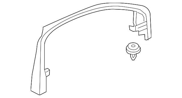 Door Window Molding - Volvo (31366062)