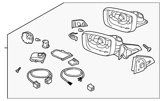 Mirror Assembly - Volvo (31371124)