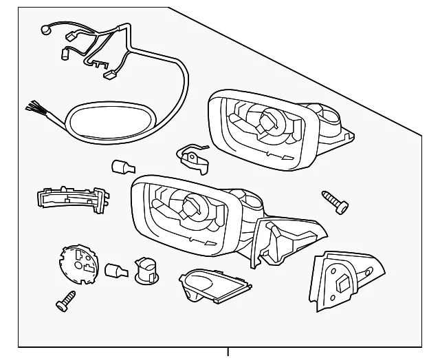 Mirror Assembly - Volvo (31371408)