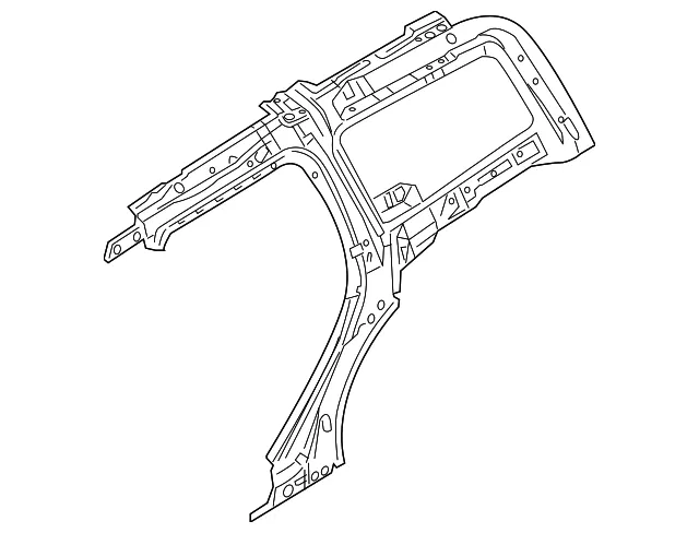 Inner Quarter Panel - Passenger Side (RH) - Volvo (31378569)