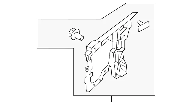 Bumper Cover Support Rail - Volvo (31383286)