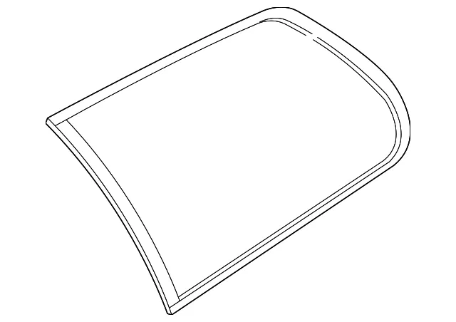 Quarter Glass - Driver's Side (LH) - Volvo (31385865)