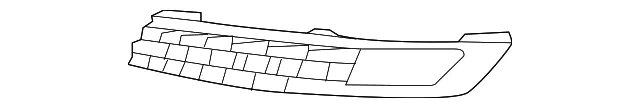 Outer Grille - Passenger Side (RH) - Volvo (31386629)