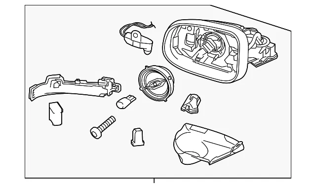 Mirror Assembly - Volvo (31402649)