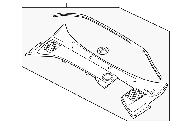 Cowl Grille - Volvo (31402670)