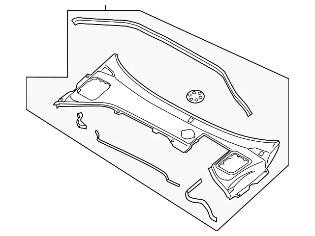 Cowl Grille - Volvo (31402675)