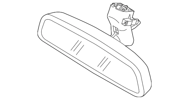 Interior Rear View Mirror - Volvo (31402729)
