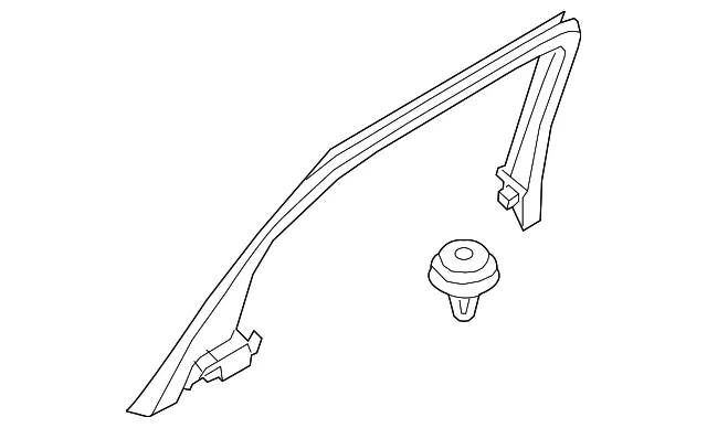 Door Window Molding - Volvo (31407562)