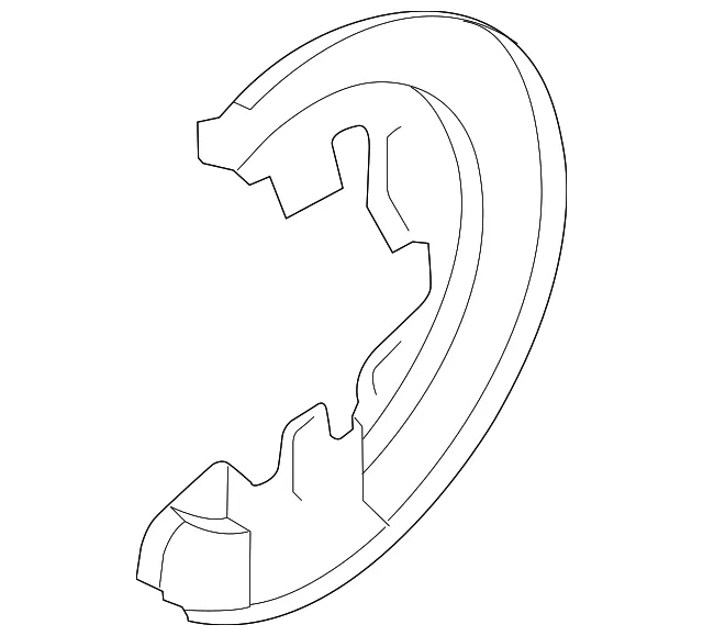 Splash Shield - Driver's Side (LH) - Volvo (31408546)