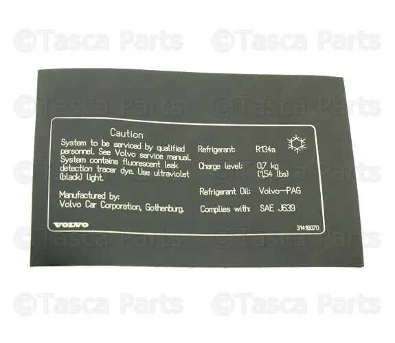 Caution Label - Volvo (31416070)