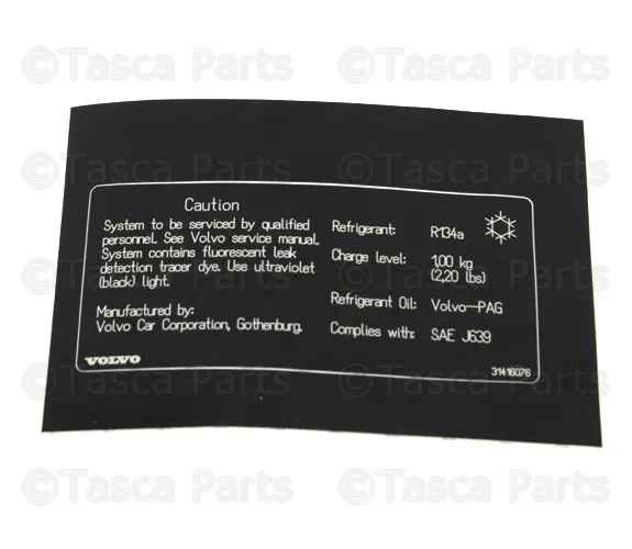 Caution Label - Volvo (31416076)