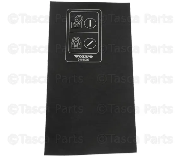 Child Lock Label - Volvo (31416095)