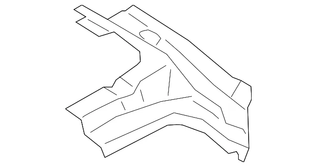 Upper Pillar Reinforced - Driver's Side (LH) - Volvo (31416420)
