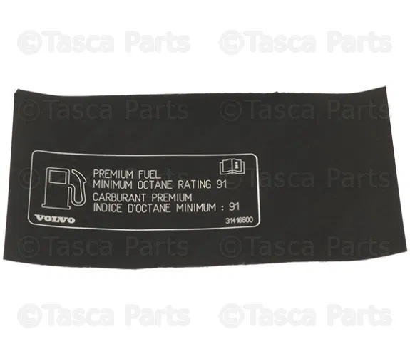 Fuel Information Label - Volvo (31416600)