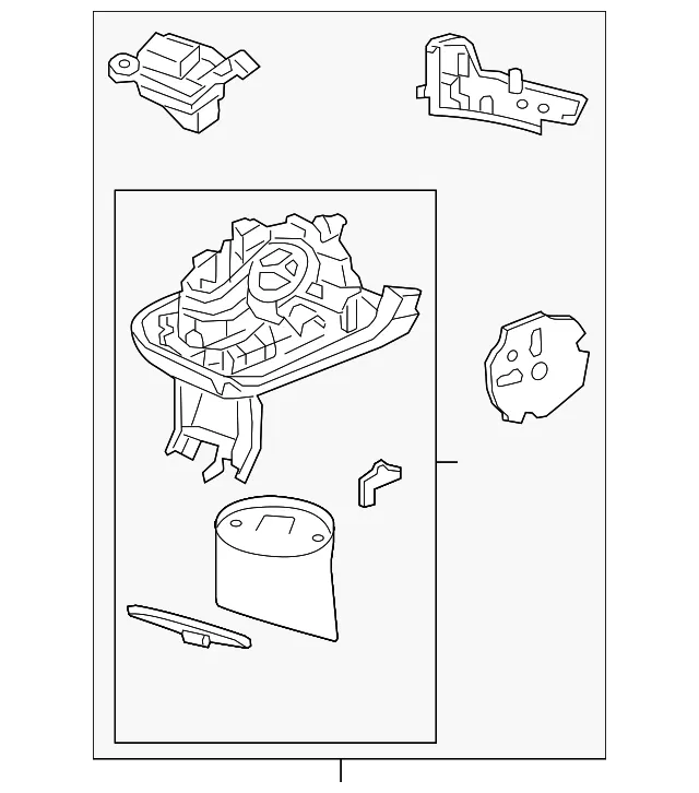 Mirror Base - Volvo (31424825)