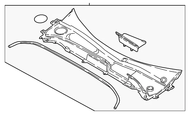 Cowl Grille - Volvo (31424910)