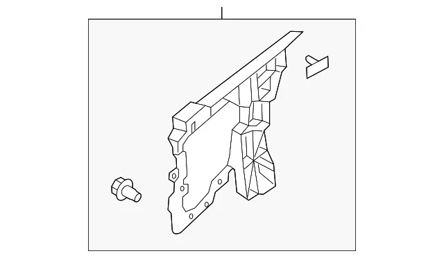 Bumper Cover Support Rail - Volvo (31425064)
