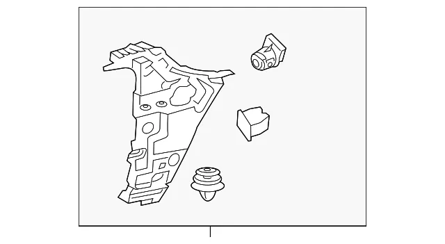 Bumper Cover Bracket - Volvo (31425224)