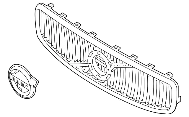 Grille - Volvo (31425406)