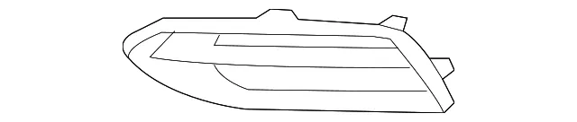 Outer Grille - Passenger Side (RH) - Volvo (31425455)