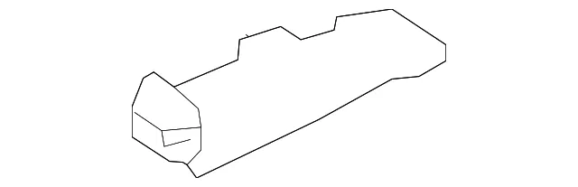 Roof Rail Rear Seal - Driver's Side (LH) - Volvo (31448388)