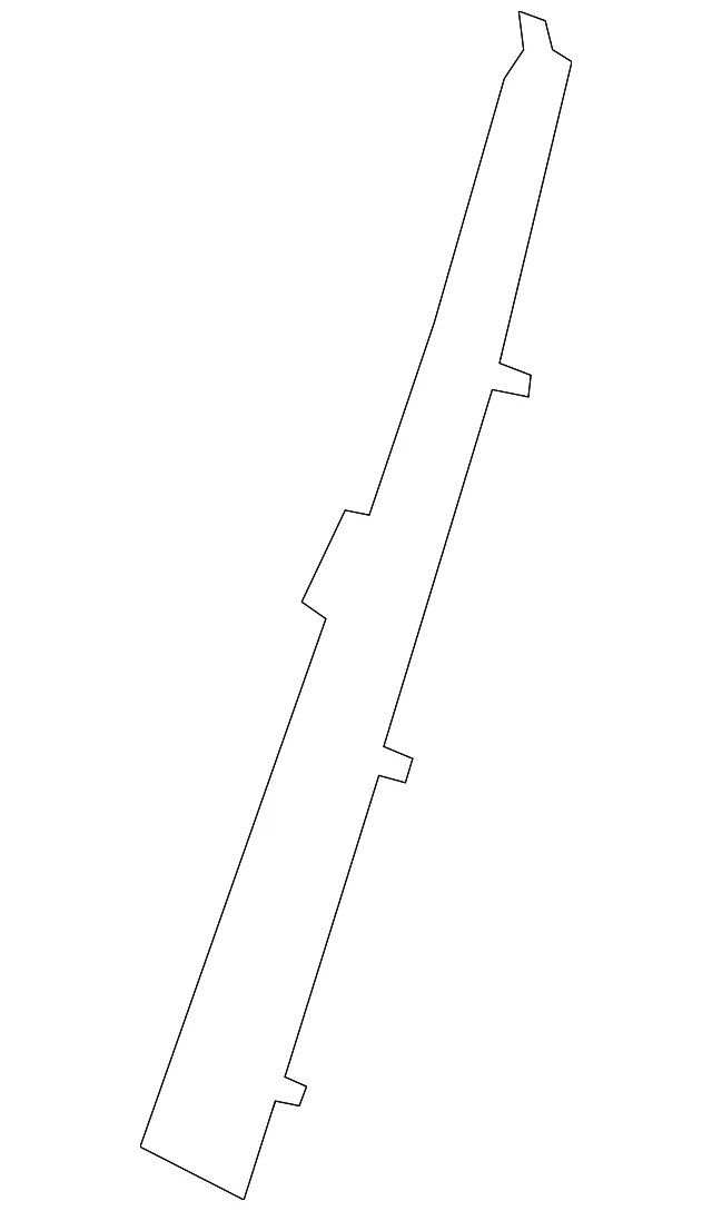 Lock Pillar Trim - Driver's Side (LH) - Volvo (31479236)