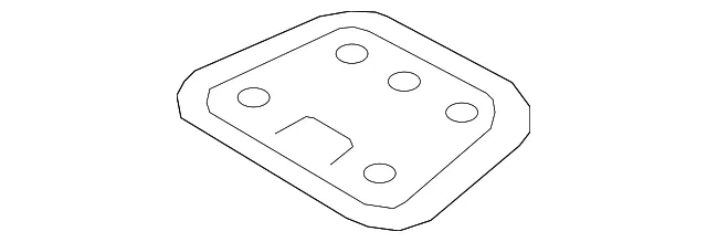 Spare Tire Compartment Cover Latch - Volvo (31484091)